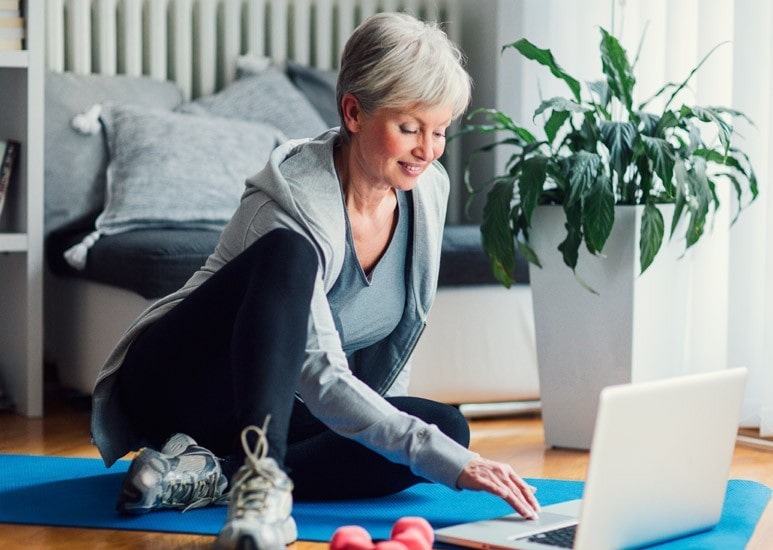online exercise classes home